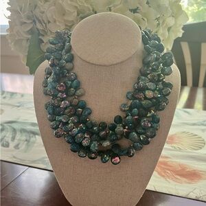 Gorgeous statement necklace by Sissy Yates Designs.